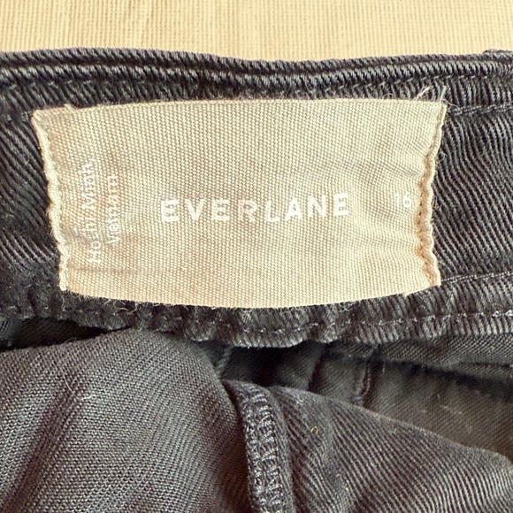 Everlane Women's Black Soft Tapered Leg Pants Size 16 - Picture 2 of 13